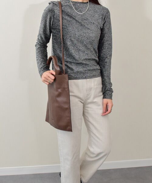 INTER-CHAUSSURES / インター ショシュール トートバッグ | 【Arron】シュリンクレザートートバッグ | 詳細22