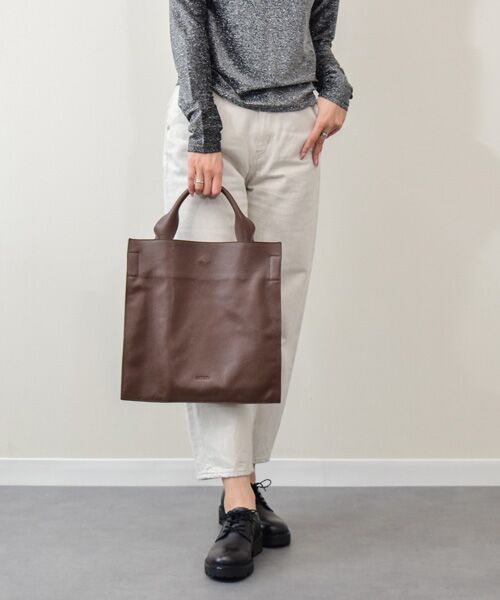 INTER-CHAUSSURES / インター ショシュール トートバッグ | 【Arron】シュリンクレザートートバッグ | 詳細23