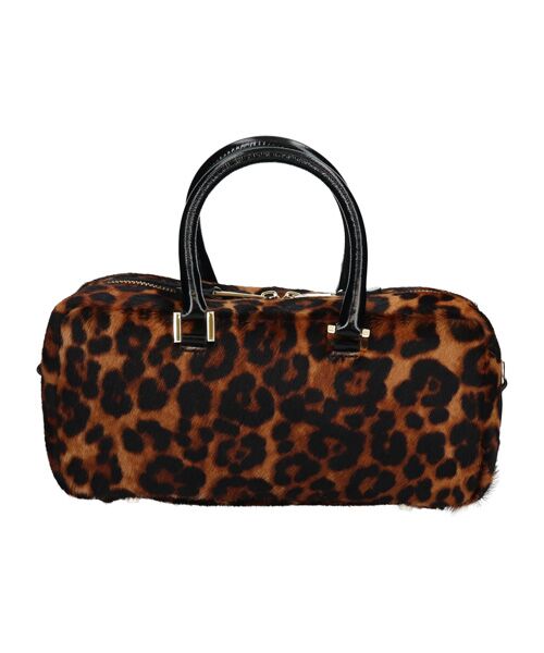 INTER-CHAUSSURES / インター ショシュール ハンドバッグ | 【CHRISTIAN VILLA】レオパード柄ヘアカーフハンドバッグ | 詳細1