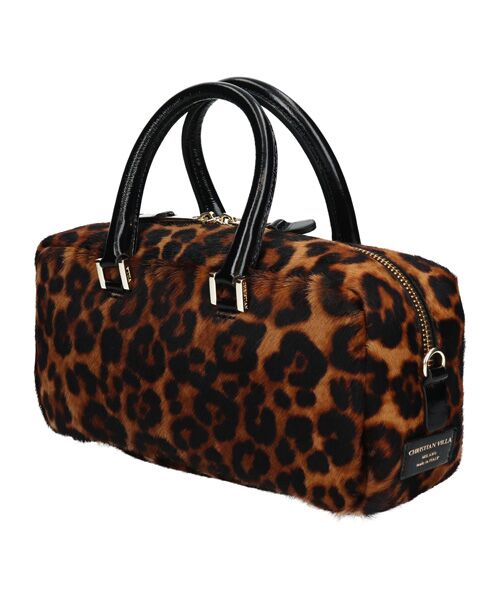 INTER-CHAUSSURES / インター ショシュール ハンドバッグ | 【CHRISTIAN VILLA】レオパード柄ヘアカーフハンドバッグ | 詳細2