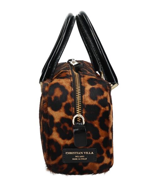 INTER-CHAUSSURES / インター ショシュール ハンドバッグ | 【CHRISTIAN VILLA】レオパード柄ヘアカーフハンドバッグ | 詳細3