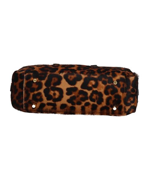 INTER-CHAUSSURES / インター ショシュール ハンドバッグ | 【CHRISTIAN VILLA】レオパード柄ヘアカーフハンドバッグ | 詳細6