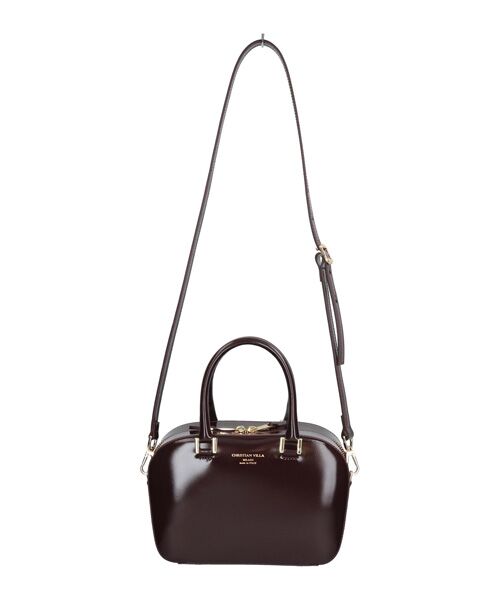 INTER-CHAUSSURES / インター ショシュール ハンドバッグ | 【CHRISTIAN VILLA】ボックスシルエットレザーハンドバッグ | 詳細9