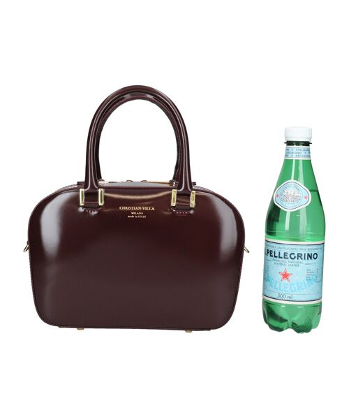 INTER-CHAUSSURES / インター ショシュール ハンドバッグ | 【CHRISTIAN VILLA】ボックスシルエットレザーハンドバッグ | 詳細10