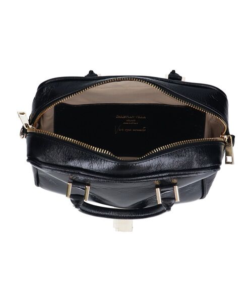 INTER-CHAUSSURES / インター ショシュール ハンドバッグ | 【CHRISTIAN VILLA】スクエアレザーハンドバッグ | 詳細8