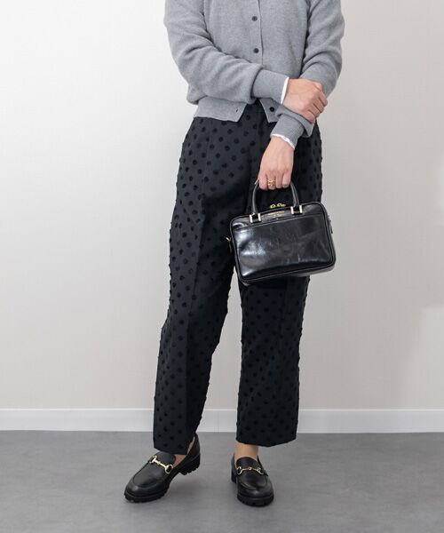 INTER-CHAUSSURES / インター ショシュール ハンドバッグ | 【CHRISTIAN VILLA】スクエアレザーハンドバッグ | 詳細13