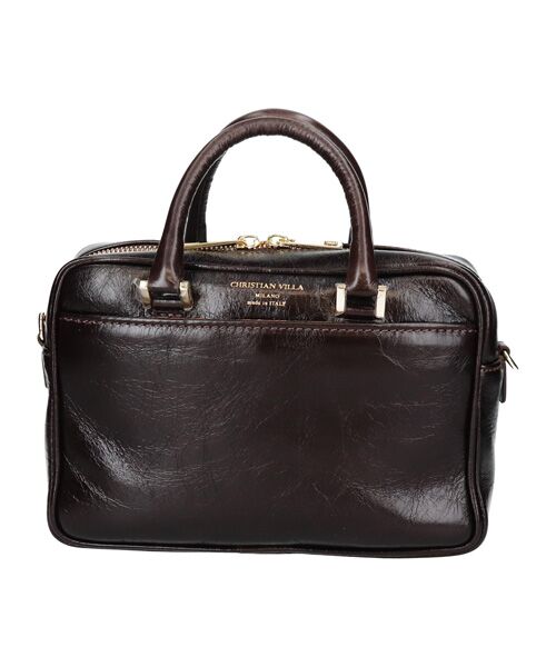 INTER-CHAUSSURES / インター ショシュール ハンドバッグ | 【CHRISTIAN VILLA】スクエアレザーハンドバッグ | 詳細14