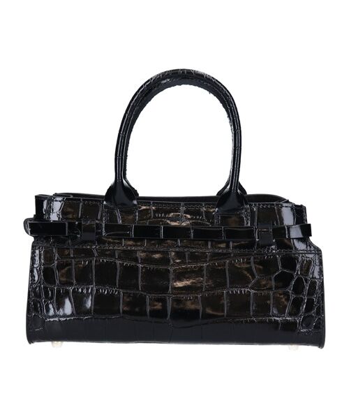 INTER-CHAUSSURES / インター ショシュール ハンドバッグ | 【CHRISTIAN VILLA】クロコ型押しレザーハンドバッグ | 詳細5