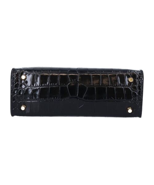 INTER-CHAUSSURES / インター ショシュール ハンドバッグ | 【CHRISTIAN VILLA】クロコ型押しレザーハンドバッグ | 詳細6