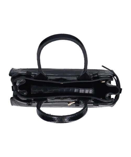 INTER-CHAUSSURES / インター ショシュール ハンドバッグ | 【CHRISTIAN VILLA】クロコ型押しレザーハンドバッグ | 詳細7