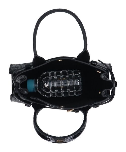 INTER-CHAUSSURES / インター ショシュール ハンドバッグ | 【CHRISTIAN VILLA】クロコ型押しレザーハンドバッグ | 詳細8