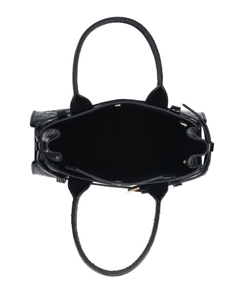 INTER-CHAUSSURES / インター ショシュール ハンドバッグ | 【CHRISTIAN VILLA】クロコ型押しレザーハンドバッグ | 詳細9