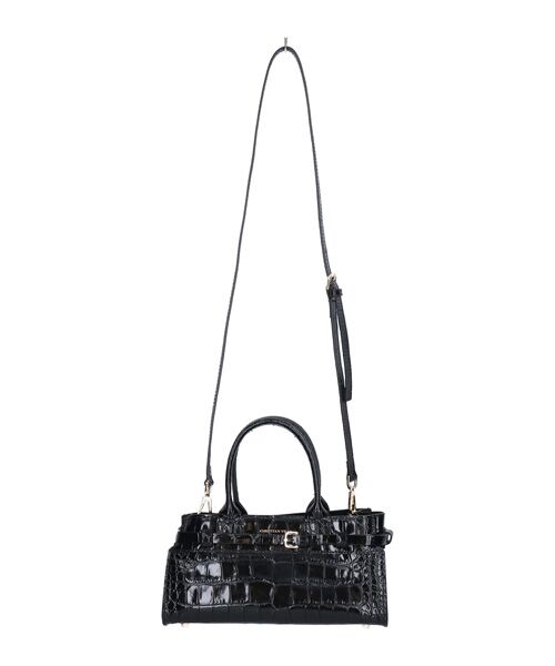 INTER-CHAUSSURES / インター ショシュール ハンドバッグ | 【CHRISTIAN VILLA】クロコ型押しレザーハンドバッグ | 詳細11