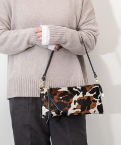 INTER-CHAUSSURES / インター ショシュール ハンドバッグ | 【RIPANI】レザーハンドルヘアカーフハンドバッグ