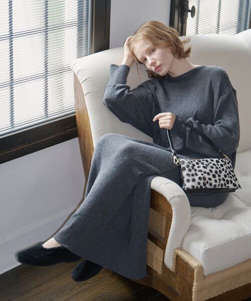 INTER-CHAUSSURES / インター ショシュール ハンドバッグ | 【RIPANI】レザーハンドルヘアカーフハンドバッグ | 詳細12