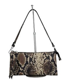 INTER-CHAUSSURES / インター ショシュール ハンドバッグ | 【RIPANI】パイソン型押しレザーハンドバッグ