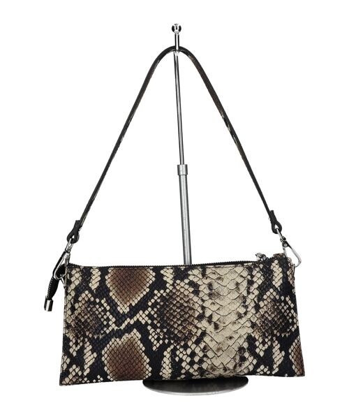 INTER-CHAUSSURES / インター ショシュール ハンドバッグ | 【RIPANI】パイソン型押しレザーハンドバッグ | 詳細4