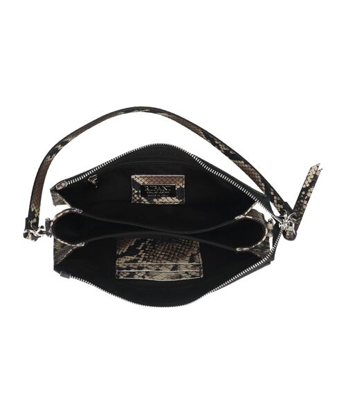 INTER-CHAUSSURES / インター ショシュール ハンドバッグ | 【RIPANI】パイソン型押しレザーハンドバッグ | 詳細7