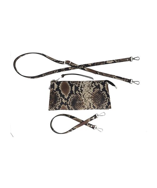 INTER-CHAUSSURES / インター ショシュール ハンドバッグ | 【RIPANI】パイソン型押しレザーハンドバッグ | 詳細8