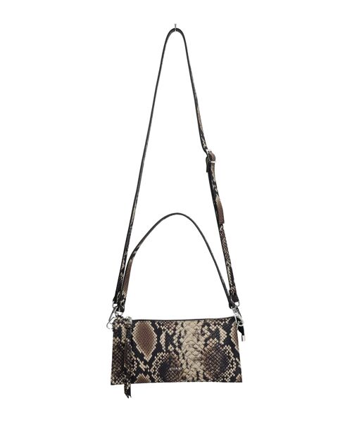 INTER-CHAUSSURES / インター ショシュール ハンドバッグ | 【RIPANI】パイソン型押しレザーハンドバッグ | 詳細9