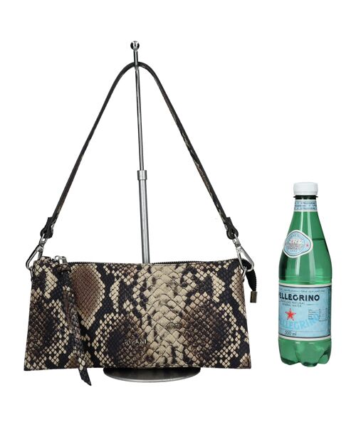 INTER-CHAUSSURES / インター ショシュール ハンドバッグ | 【RIPANI】パイソン型押しレザーハンドバッグ | 詳細10