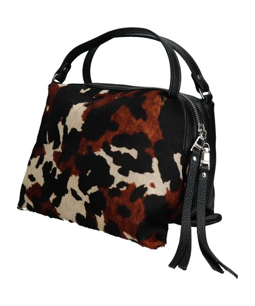 INTER-CHAUSSURES / インター ショシュール ハンドバッグ | 【RIPANI】ボックスシルエットレザーコンビバッグ | 詳細1