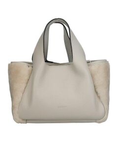 INTER-CHAUSSURES / インター ショシュール ハンドバッグ | 【RIPANI】ムートンコンビレザーハンドバッグ