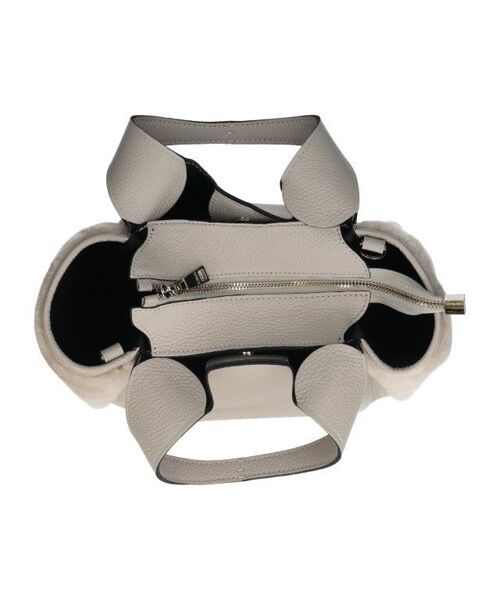 INTER-CHAUSSURES / インター ショシュール ハンドバッグ | 【RIPANI】ムートンコンビレザーハンドバッグ | 詳細6