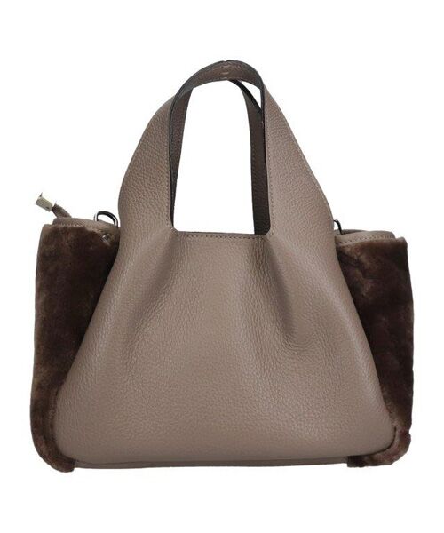 INTER-CHAUSSURES / インター ショシュール ハンドバッグ | 【RIPANI】ムートンコンビレザーハンドバッグ | 詳細15