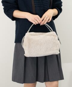 INTER-CHAUSSURES / インター ショシュール ハンドバッグ | 【RIPANI】レザーハンドルムートンバッグ