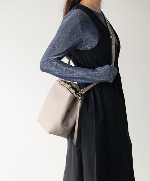 INTER-CHAUSSURES / インター ショシュール ショルダーバッグ | 【LORISTELLA】ソフトレザー巾着バッグ | 詳細27