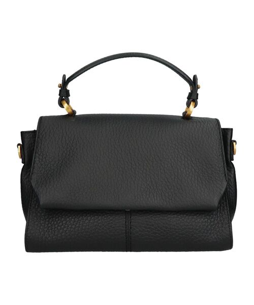 INTER-CHAUSSURES / インター ショシュール ハンドバッグ | 【LORISTELLA】シュリンクレザーフラップハンドバッグ | 詳細1