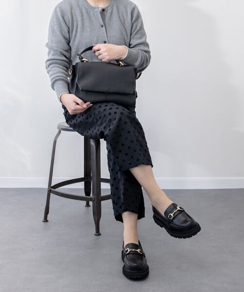 INTER-CHAUSSURES / インター ショシュール ハンドバッグ | 【LORISTELLA】シュリンクレザーフラップハンドバッグ | 詳細15