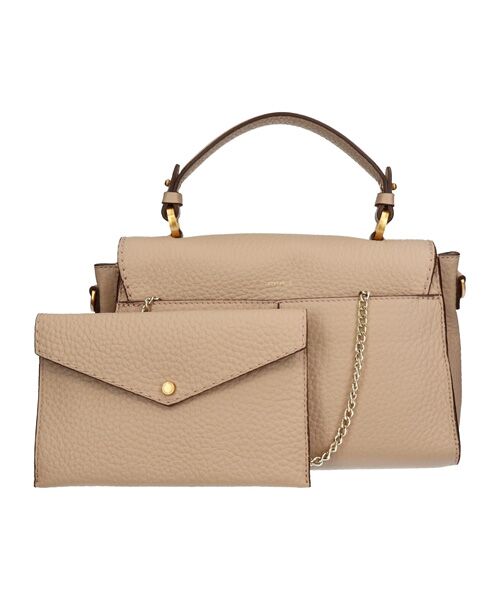 INTER-CHAUSSURES / インター ショシュール ハンドバッグ | 【LORISTELLA】シュリンクレザーフラップハンドバッグ | 詳細21