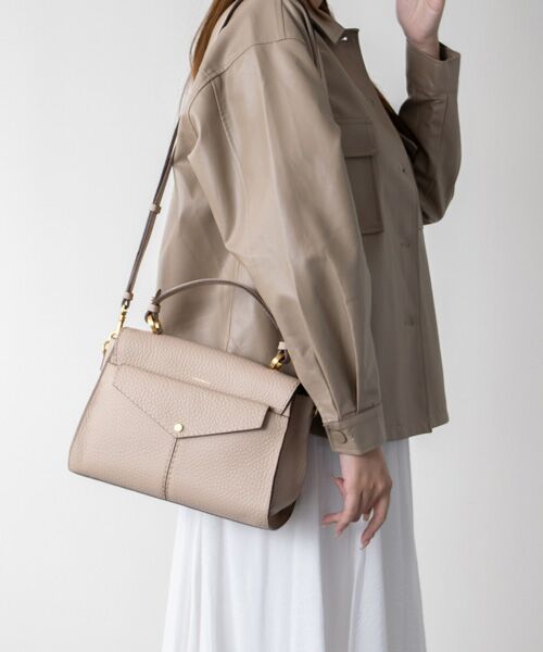 INTER-CHAUSSURES / インター ショシュール ハンドバッグ | 【LORISTELLA】シュリンクレザーフラップハンドバッグ | 詳細27