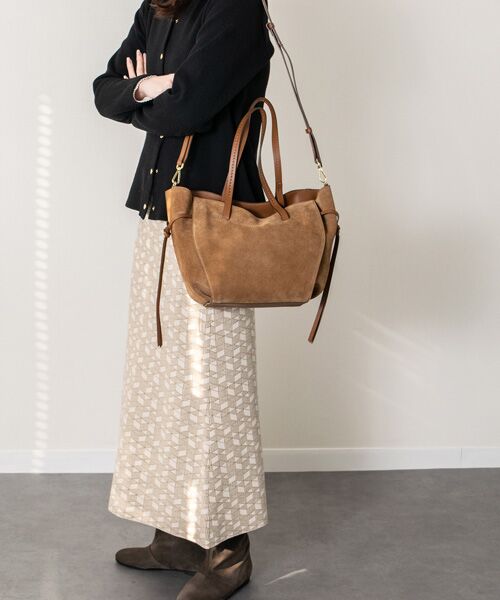 INTER-CHAUSSURES / インター ショシュール トートバッグ | 【LORISTELLA】レザーコンビトートバッグ | 詳細1