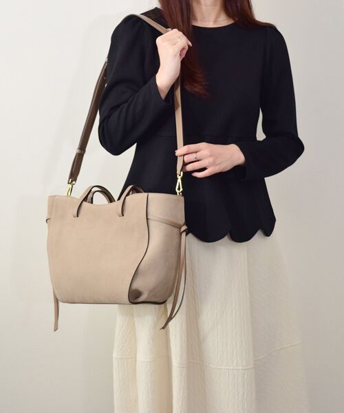 INTER-CHAUSSURES / インター ショシュール トートバッグ | 【LORISTELLA】レザーコンビトートバッグ | 詳細25