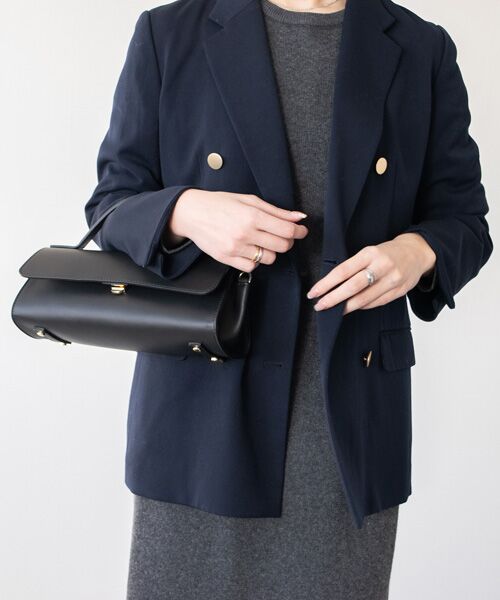 INTER-CHAUSSURES / インター ショシュール ハンドバッグ | 【LORISTELLA】レザーワイドフラップバッグ | 詳細12