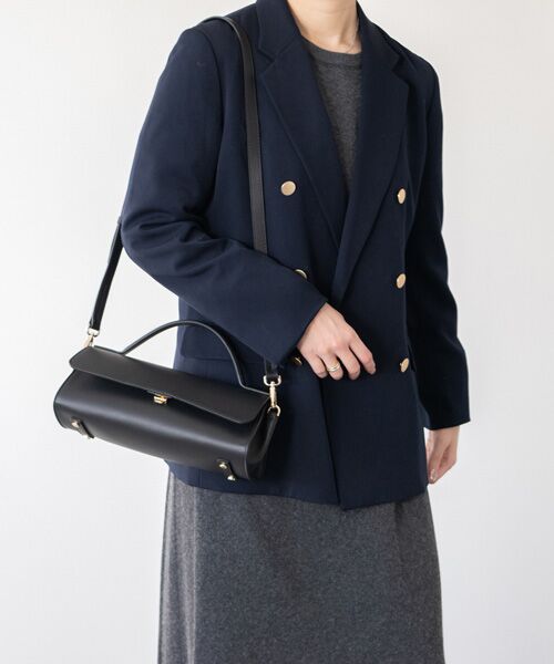INTER-CHAUSSURES / インター ショシュール ハンドバッグ | 【LORISTELLA】レザーワイドフラップバッグ | 詳細13