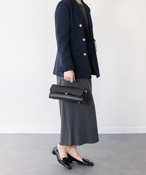 INTER-CHAUSSURES / インター ショシュール ハンドバッグ | 【LORISTELLA】レザーワイドフラップバッグ | 詳細14