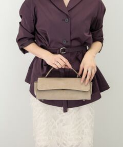 INTER-CHAUSSURES / インター ショシュール ハンドバッグ | 【LORISTELLA】レザーコンビワイドフラップバッグ