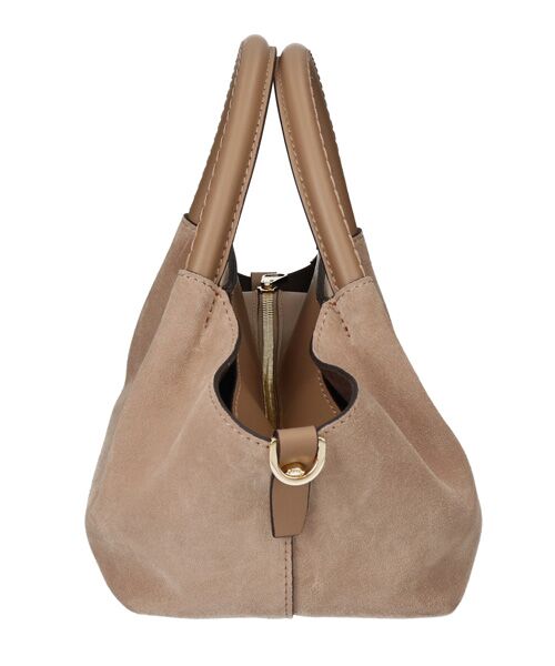 INTER-CHAUSSURES / インター ショシュール ハンドバッグ | 【LORISTELLA】レザーハンドルスエードハンドバッグ | 詳細3