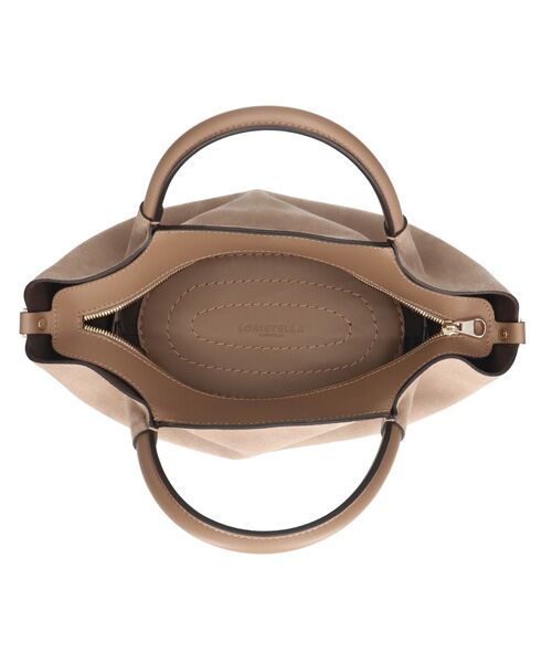 INTER-CHAUSSURES / インター ショシュール ハンドバッグ | 【LORISTELLA】レザーハンドルスエードハンドバッグ | 詳細7