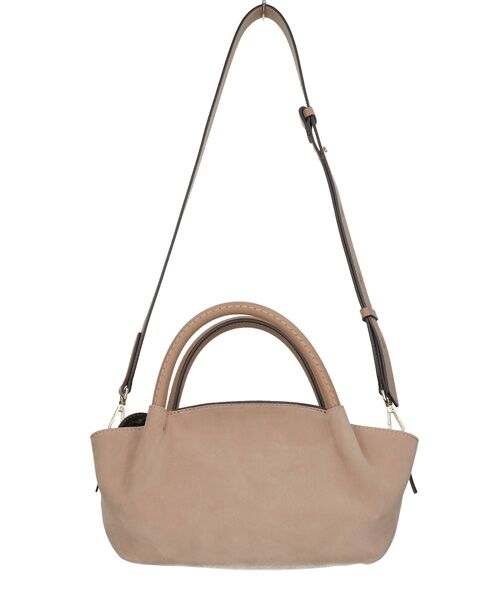 INTER-CHAUSSURES / インター ショシュール ハンドバッグ | 【LORISTELLA】レザーハンドルスエードハンドバッグ | 詳細9