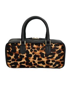 INTER-CHAUSSURES / インター ショシュール ハンドバッグ | 【LORISTELLA】レオパード柄ヘアカーフハンドバッグ