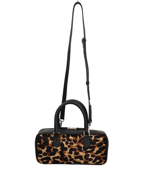 INTER-CHAUSSURES / インター ショシュール ハンドバッグ | 【LORISTELLA】レオパード柄ヘアカーフハンドバッグ | 詳細11