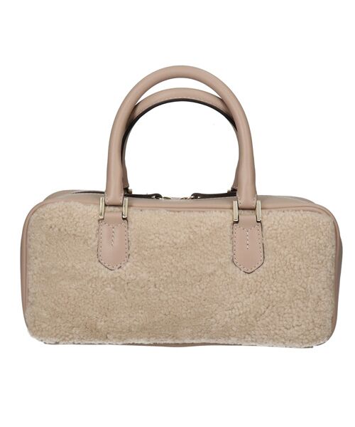 INTER-CHAUSSURES / インター ショシュール ハンドバッグ | 【LORISTELLA】レザーコンビムートンハンドバッグ | 詳細1