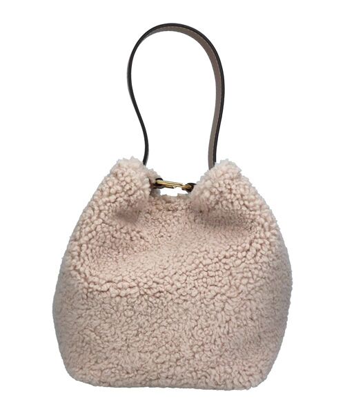 INTER-CHAUSSURES / インター ショシュール ショルダーバッグ | 【LORISTELLA】レザーハンドルムートンバケットバッグ | 詳細1