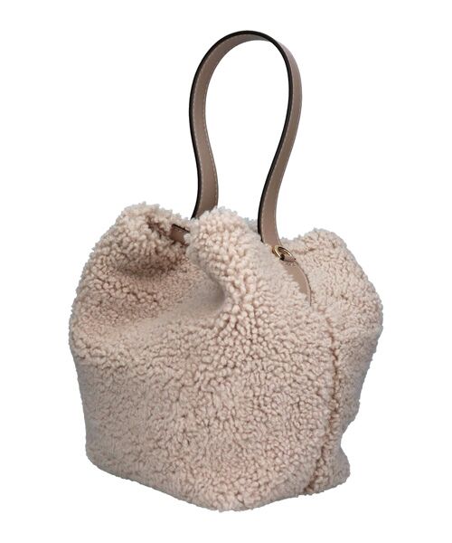 INTER-CHAUSSURES / インター ショシュール ショルダーバッグ | 【LORISTELLA】レザーハンドルムートンバケットバッグ | 詳細2