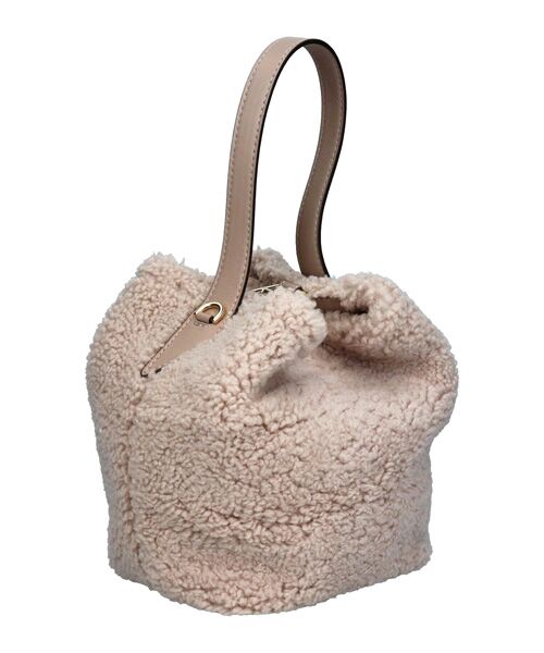 INTER-CHAUSSURES / インター ショシュール ショルダーバッグ | 【LORISTELLA】レザーハンドルムートンバケットバッグ | 詳細4